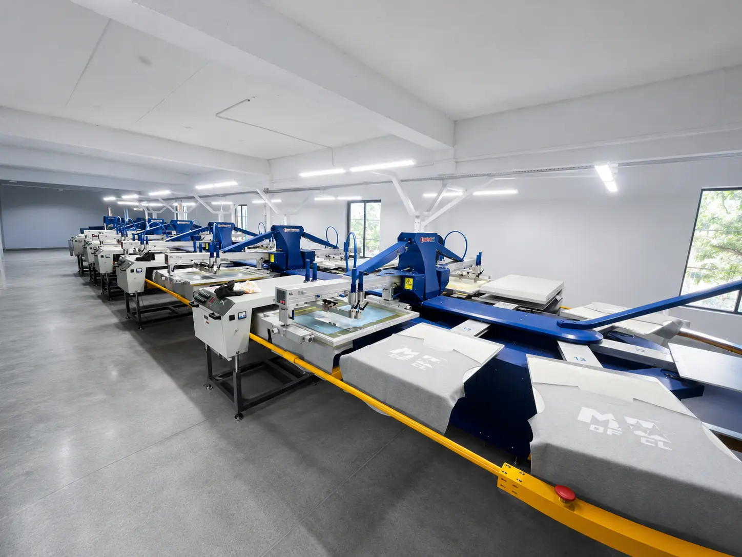 Printing department — screen and DTG printing